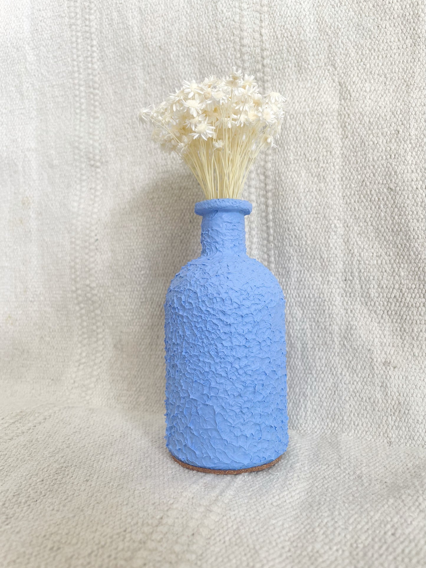 Textured Vase Blue