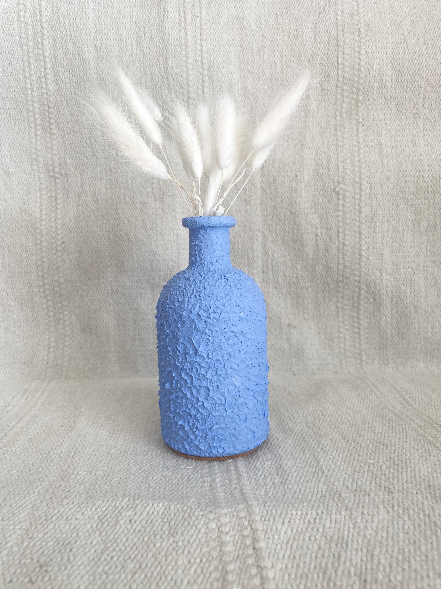 Textured Vase Blue