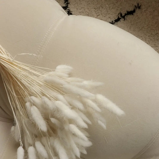 Bleached White Bunny Tails